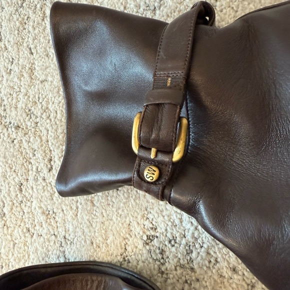 Stuart Weitzman size 8 mint near new condition chocolate brown platform booties - Picture 8 of 13